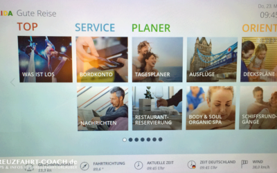 Kreuzfahrtblog 24 Das Bordinformationssystem