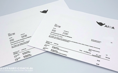 Kreuzfahrtblog 25 AIDA Bordrechnung