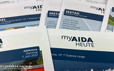 Kreuzfahrtblog 5 Bordzeitung AIDA Heute