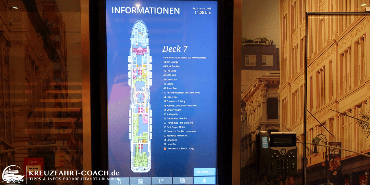 Deckplan Übersicht mit PDF Download