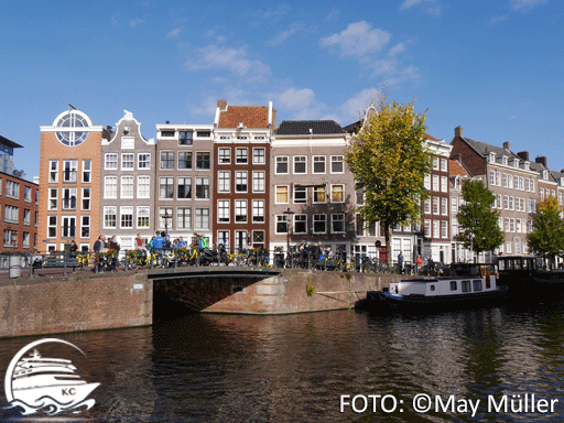 Amsterdam auf eigene Faust - Sehenswürdigkeiten: Gracht in Amstertdam