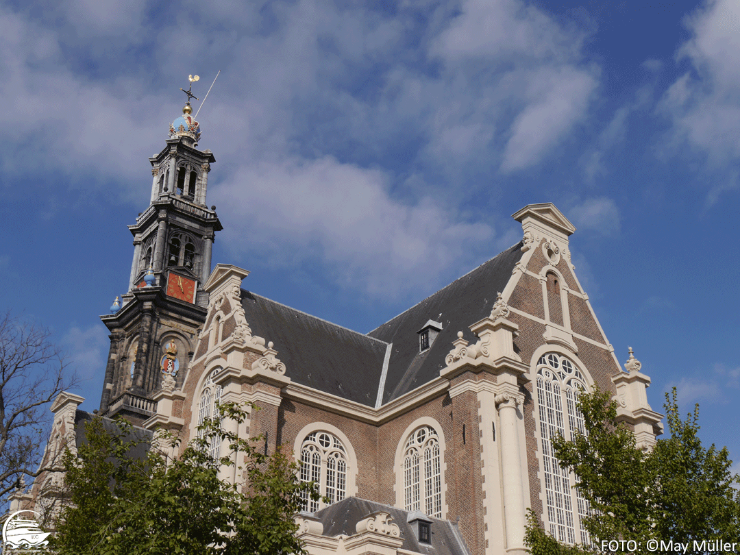 Amsterdam auf eigene Faust - Sehenswürdigkeiten: Die Westerkerk