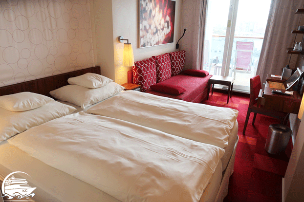 Blick in eine Kabine auf einem Kreuzfahrtschiff Kreuzfahrtberater - Auswahl der Kabine