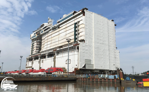 Meyer Werft Besichtigung - Schiffsmodul