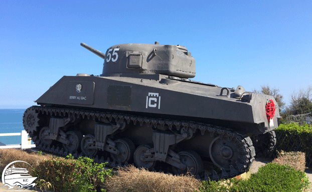 Le Havre - D-Day Ausflug - Sherman Panzer in Arromanches  