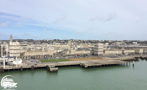 Le Havre auf eigene Faust - Blick auf Le Havre