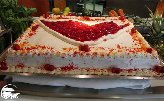 AIDA Pink Valentine AIDA Pink Valentine - Kussmund-Torte