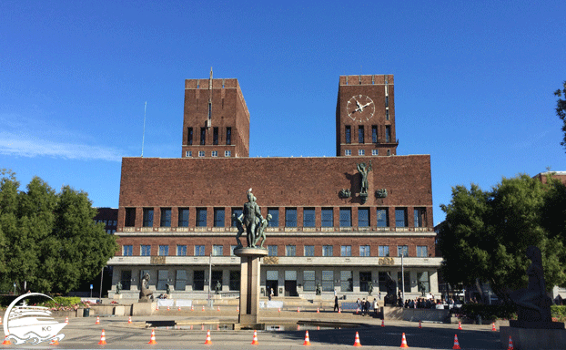 Das Rathaus von Oslo
