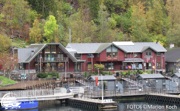 Ausflugstipps Geiranger - Anleger in Geiranger