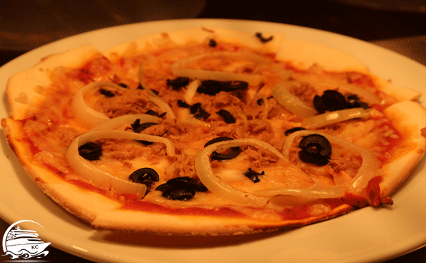 AIDAnova Erfahrungen - Das Essen - Pizza im Fuego