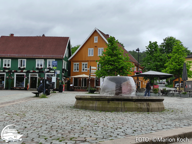 Ausflugstipps Oslo - Marktplatz von Drøbak 