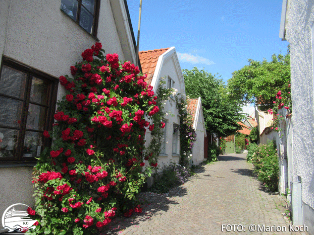 Ausflugstipps Visby - Gasse mit dem Bonbonladen aus Pippi Langstrumpf 