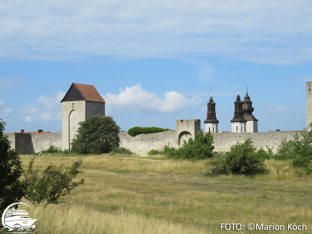 Ausflugstipps Visby - Stadtmauer und Türme vom Dom 