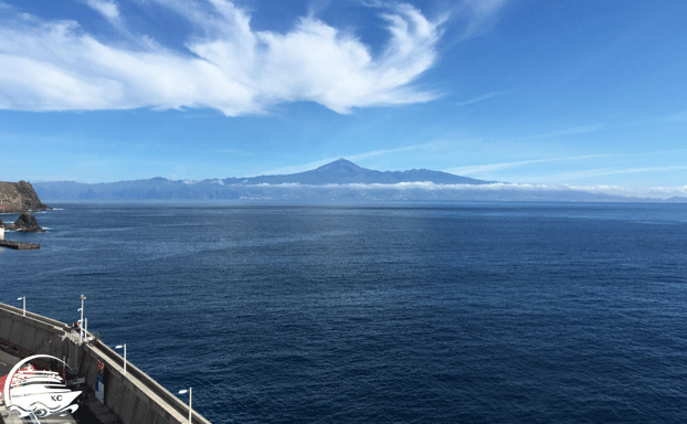 Kreuzfahrt 14 mit AIDAblu Blick auf den Vulkan Teide