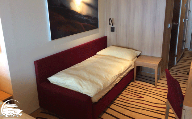 AIDAprima Verandakabine Komfort mit 3 Betten