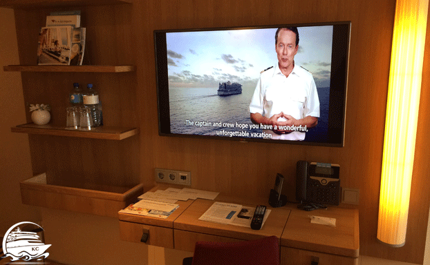 AIDAprima Kabine 5224 AIDAprima Verandakabine Komfort mit 3 Betten