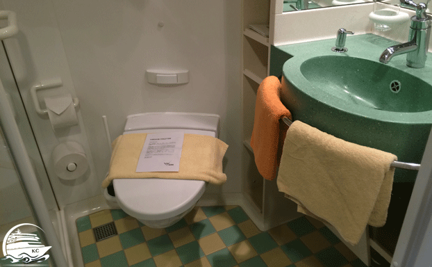 AIDAaura Kabine - WC Bereich AIDAaura Kabine - WC Bereich