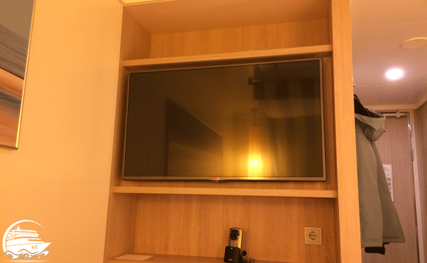 AIDAprima Innenkabine - Fernseher AIDAprima Innenkabine - Fernseher