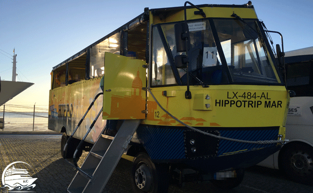 Ausflugstipps Lissabon - Fahrt mit dem Amphibienbus