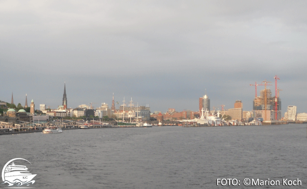 Blick auf Hamburg
