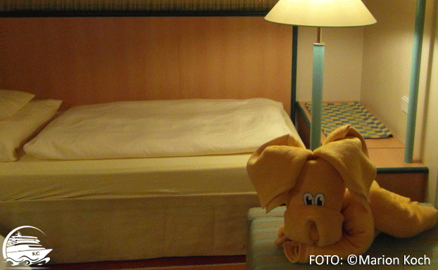 Blick in unsere Innenkabine Blick in unsere Innenkabine