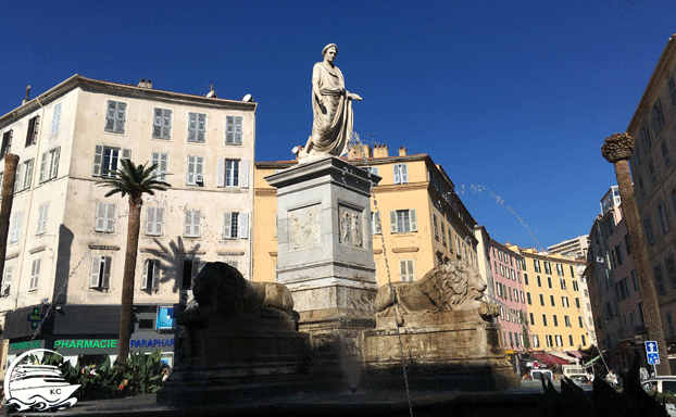 Statua di Napoleone in Ajaccio AIDA Mediterrane Schätze - Ajaccio