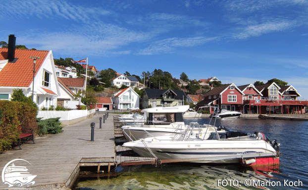 Ausflugstipps Kristiansand - Kleiner Hafen von Høllen