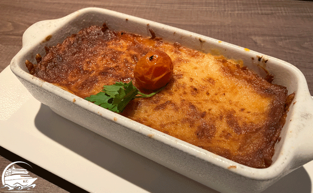 AIDAcosma Restaurants Erfahrungen - Ristorante Mamma Mia - Lasagne