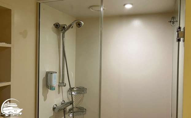 AIDA Kabinen Ausstattung - Dusche mit Seife-Spender