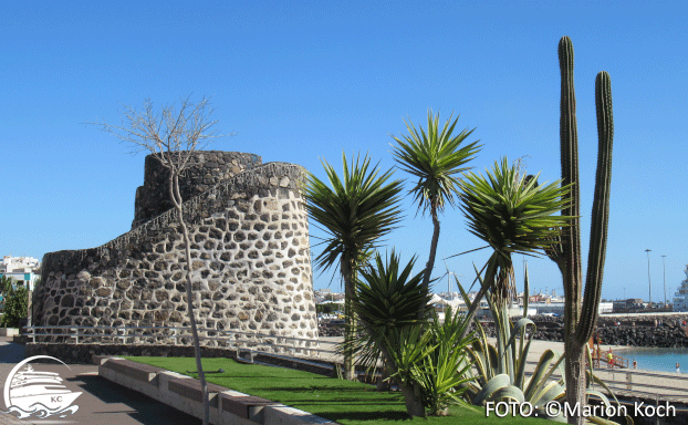 Kalkbrennofen am Strand von Puerto del Rosario Fuerteventura Sehenswürdigkeiten - Kalkbrennofen am Strand von Puerto del Rosario
