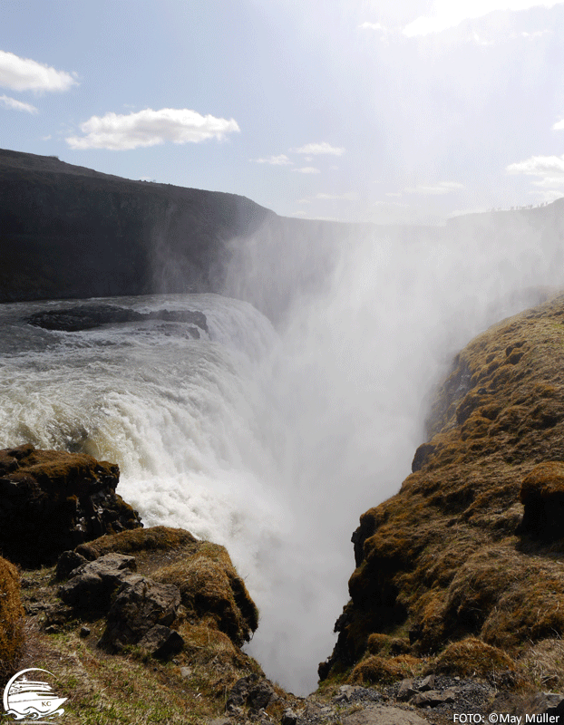 Reykjavik auf eigene Faust - Gullfoss Wasserfall, Island