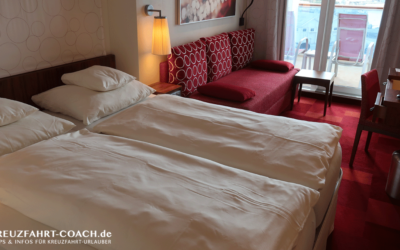 Kreuzfahrtblog 9 AIDAnova Kabinen Bewertung