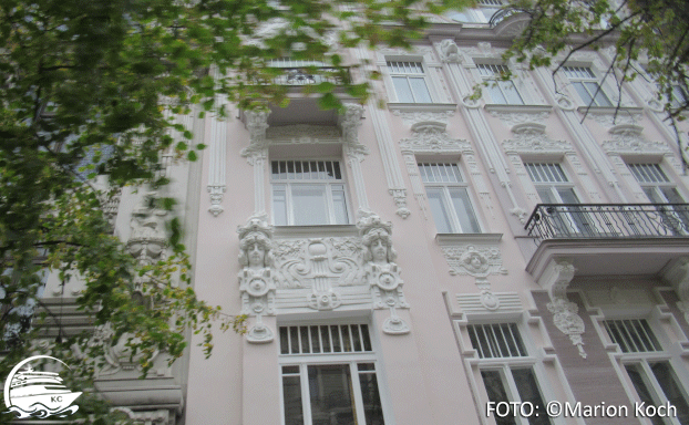 Ausflugstipps Riga - Beispiel für Gebäude im Jugendstil