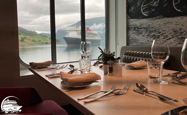 Mein Schiff 1 Atlantik Restaurant - Tisch mit Meerblick