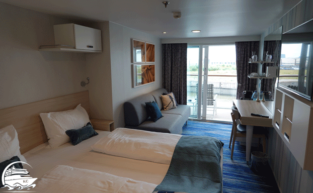 Balkonkabine 6190 auf der Mein Schiff 2 Mein Schiff 2 Balkonkabine 6190