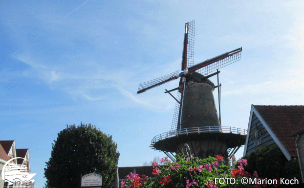 Ausflugstipps Zeebrügge - Sluis - Windmühle „De Brak“