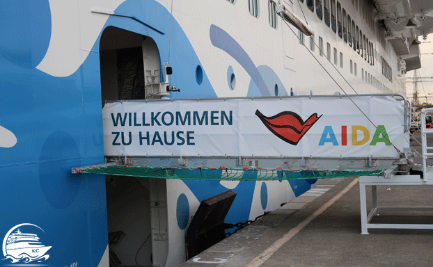 AIDA Check-In - Zugang zum Schiff