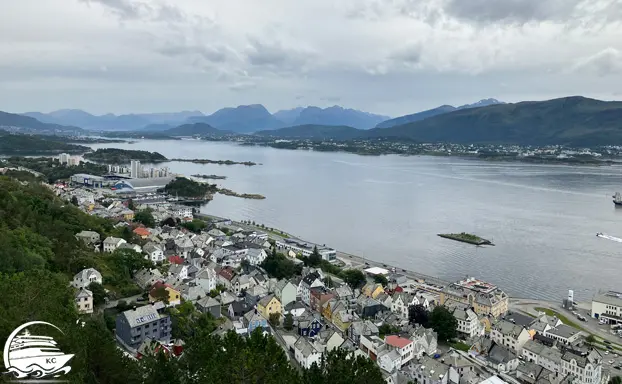 Hausberg Aksla - Ausblick Ålesund Ausflug - Hausberg Aksla - Ausblick