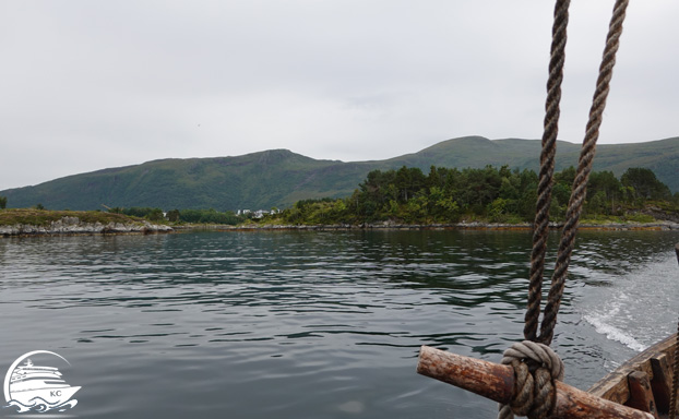 Ålesund Ausflug - Fahrt mit einem Wikingerboot in Ålesund