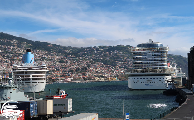 AIDA Liegeplatz Funchal auf Madeira