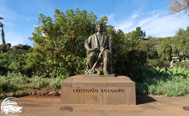 Madeira Sehenswürdigkeiten - Funchal - Statue von Christopher Columbus