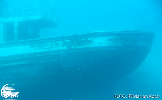 Ausflugstipps Lanzarote - Wrack vor der Küste von Puerto Calero