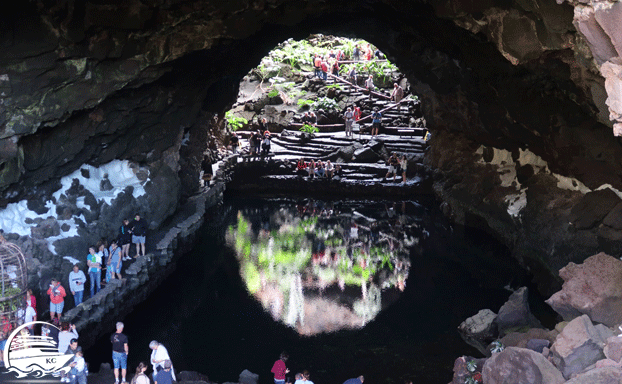 Lanzarote Sehenswürdigkeiten - Jameos del Agua - See 