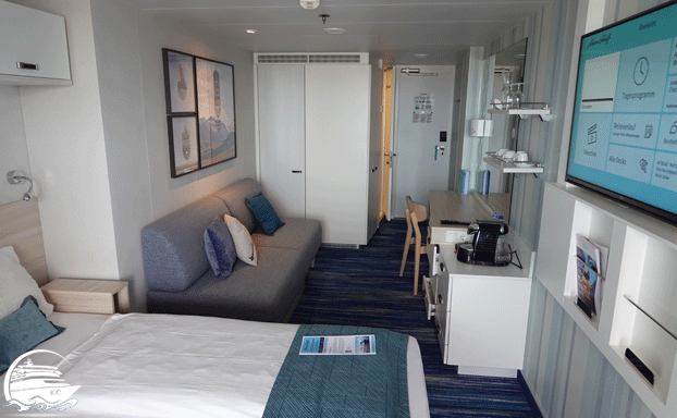 Mein Schiff 1 Balkonkabine 8096 Innenraum