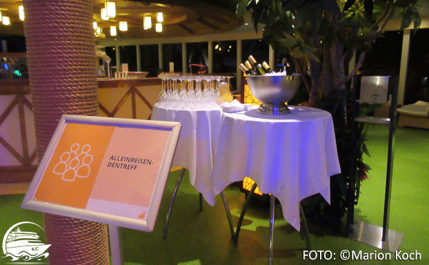 Alleinreisenden Treffen bei AIDA Allein auf Kreuzfahrt - Alleinreisenden Treffen bei AIDA