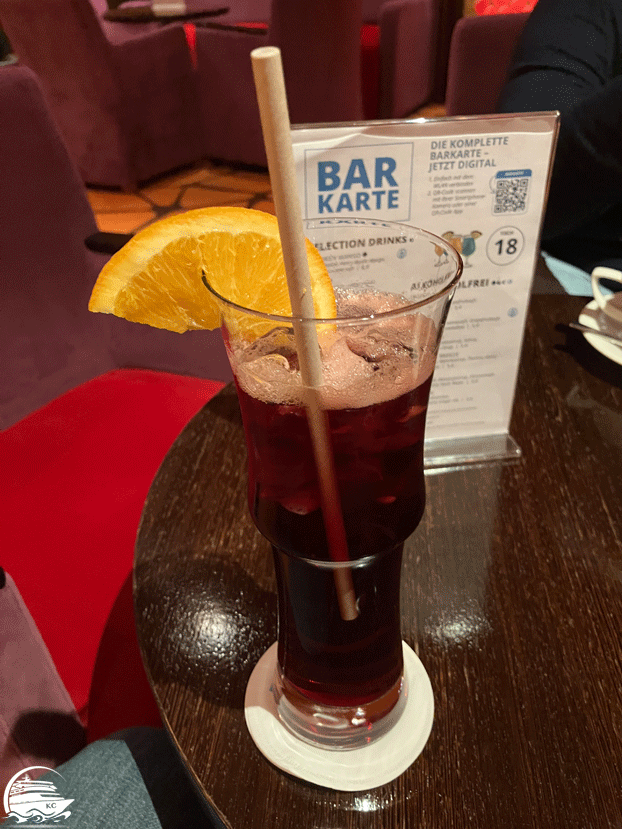 AIDA Barkarte - Cocktail - AIDA