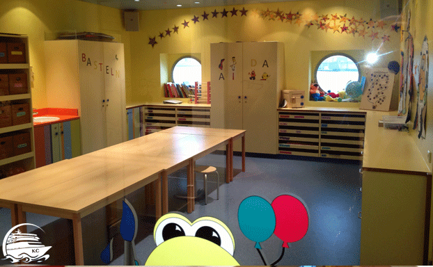 Kids Club auf AIDAstella - Bastelstube
