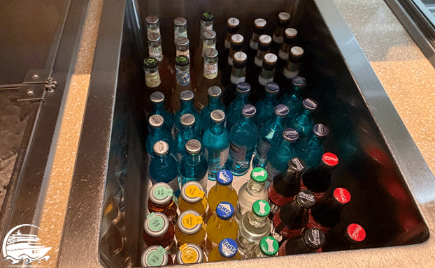 AIDA Lounge auf AIDAprima - Getränkeauswahl