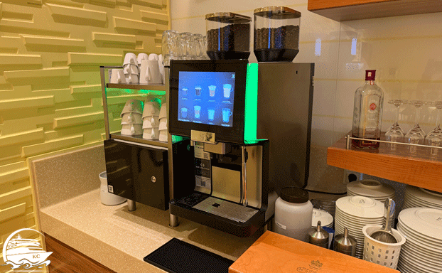 AIDA Lounge auf AIDAprima - Kaffeevollautomat