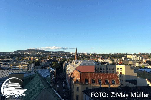 Über den Dächern von Oslo
